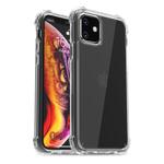For iPhone 11 iPAKY Airbag Shockproof Clear TPU + PC Case(Transparent)