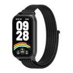 For Xiaomi Smart Band 9 Active / Redmi Band 3 Mijobs Metal Shell Nylon Loop Watch Band(Black)