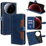 For Xiaomi 15 Ultra Skin Feel Magnetic Buckle Leather Phone Case(Blue)