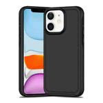 For iPhone 11 Shockproof MagSafe Armor PC Hybrid TPU Phone Case(Black)