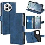 For Xiaomi Civi 5 Pro 5G Skin Feel Crocodile Magnetic Clasp Leather Phone Case(Blue)