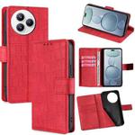 For Xiaomi Civi 5 Pro 5G Skin Feel Crocodile Magnetic Clasp Leather Phone Case(Red)
