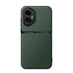 For Honor 300 Litchi Leather Magnetic Full Coverage Shockproof Phone Case(Green)