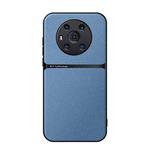 For Honor Magic3 Litchi Leather Magnetic Full Coverage Shockproof Phone Case(Blue)