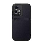 For Honor 90 GT Litchi Leather Magnetic Full Coverage Shockproof Phone Case(Black)