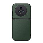 For Honor Magic5 Litchi Leather Magnetic Full Coverage Shockproof Phone Case(Green)