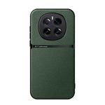 For Honor Magic7 Litchi Leather Magnetic Full Coverage Shockproof Phone Case(Green)