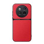 For Honor X60 Pro Litchi Leather Magnetic Full Coverage Shockproof Phone Case(Red)