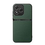 For Honor 400 Lite Global Litchi Leather Magnetic Full Coverage Shockproof Phone Case(Green)
