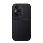 For Honor 400 Pro Global 160.8mm Litchi Leather Magnetic Full Coverage Shockproof Phone Case(Black)