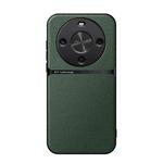 For Huawei Maimang 30 Litchi Leather Magnetic Full Coverage Shockproof Phone Case(Green)