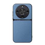 For Huawei Maimang 30 Litchi Leather Magnetic Full Coverage Shockproof Phone Case(Blue)