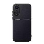 For Huawei nova 9 Litchi Leather Magnetic Full Coverage Shockproof Phone Case(Black)