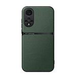 For Huawei nova 9 Litchi Leather Magnetic Full Coverage Shockproof Phone Case(Green)