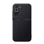 For Huawei nova 10 Litchi Leather Magnetic Full Coverage Shockproof Phone Case(Black)