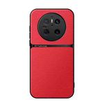 For Huawei Mate 70 Litchi Leather Magnetic Full Coverage Shockproof Phone Case(Red)