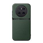 For Huawei Mate 70 Litchi Leather Magnetic Full Coverage Shockproof Phone Case(Green)
