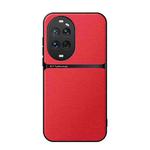 For Huawei nova 14 Ultra Litchi Leather Magnetic Full Coverage Shockproof Phone Case(Red)