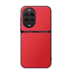 For Huawei nova 14 Pro Litchi Leather Magnetic Full Coverage Shockproof Phone Case(Red)