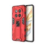 For Honor X60 Pro 5G Supersonic PC + TPU Holder Phone Case(Red)