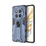 For Honor X60 Pro 5G Supersonic PC + TPU Holder Phone Case(Blue)