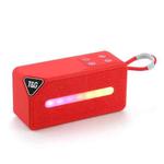 T&G TG685 Mini Portable Outdoor Wireless Bluetooth Speaker with LED Atmosphere Light(Red)