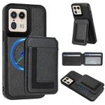 For Motorola Moto X50 Ultra CX01 Detachable Magsafe Magnetic Card Bag Phone Case(Black)