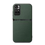 For Redmi Note 11 Pro Global / Note 11E Pro 5G Litchi Leather Magnetic Full Coverage Shockproof Phone Case(Green)