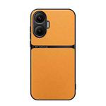 For Redmi Turbo 4 Pro Litchi Leather Magnetic Full Coverage Shockproof Phone Case(Yellow)