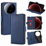 For Xiaomi 15 Ultra Ultra-thin Voltage Side Buckle Horizontal Flip Leather Phone Case(Blue)