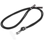 Type-C to Type-C Data Charging Cable Crossbody Adjustable Phone Long Lanyard(Black)