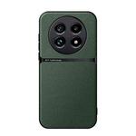 For Realme 13 Pro Global / Realme 13 Pro+ Litchi Leather Magnetic Full Coverage Shockproof Phone Case(Green)