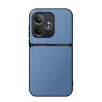 For Realme GT Neo6 / GT Neo6 SE / GT 6 / GT 6T Litchi Leather Magnetic Full Coverage Shockproof Phone Case(Blue)