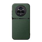 For Realme 14 Pro Litchi Leather Magnetic Full Coverage Shockproof Phone Case(Green)