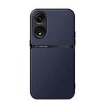 For ?OPPO A1 5G / A98 5G Litchi Leather Magnetic Full Coverage Shockproof Phone Case(Navy Blue)