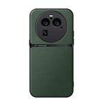 For OPPO Find X6 Pro Litchi Leather Magnetic Full Coverage Shockproof Phone Case(Green)