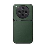 For OPPO Find X8 Litchi Leather Magnetic Full Coverage Shockproof Phone Case(Green)