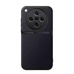 For OPPO Find X8 Pro Litchi Leather Magnetic Full Coverage Shockproof Phone Case(Black)