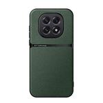 For OPPO  A5 5G Global Litchi Leather Magnetic Full Coverage Shockproof Phone Case(Green)