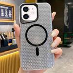 For iPhone 11 Blade Glitter MagSafe Phone Case(Black)