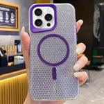 For iPhone 11 Pro Max Blade Glitter MagSafe Phone Case(Purple)