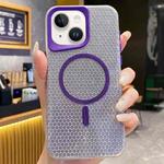 For iPhone 13 Blade Glitter MagSafe Phone Case(Purple)