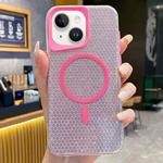 For iPhone 14 Blade Glitter MagSafe Phone Case(Pink)