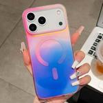 For iPhone 17 Pro Ink Gen2 Gradient MagSafe PC Hybrid TPU Phone Case(Pink)