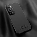 For OPPO Reno12 Pro 5G Global HUIYI Leather Magnetic Phone Case(Black)