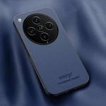 For OPPO Find X8 Pro HUIYI Leather Magnetic Phone Case(Blue)