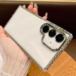 For Samsung Galaxy S24+ 5G Transparent Phone Case with Lens Film(Green)