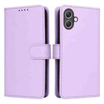 For Samsung Galaxy A07 4G BETOPNICE BN-005 2 in 1 Detachable Imitate Genuine Leather Phone Case(Light Purple)