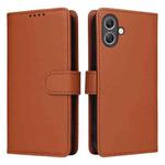 For Samsung Galaxy A07 4G BETOPNICE BN-005 2 in 1 Detachable Imitate Genuine Leather Phone Case(Brown)