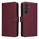For Samsung Galaxy A17 5G BETOPNICE BN-005 2 in 1 Detachable Imitate Genuine Leather Phone Case(Wine Red)